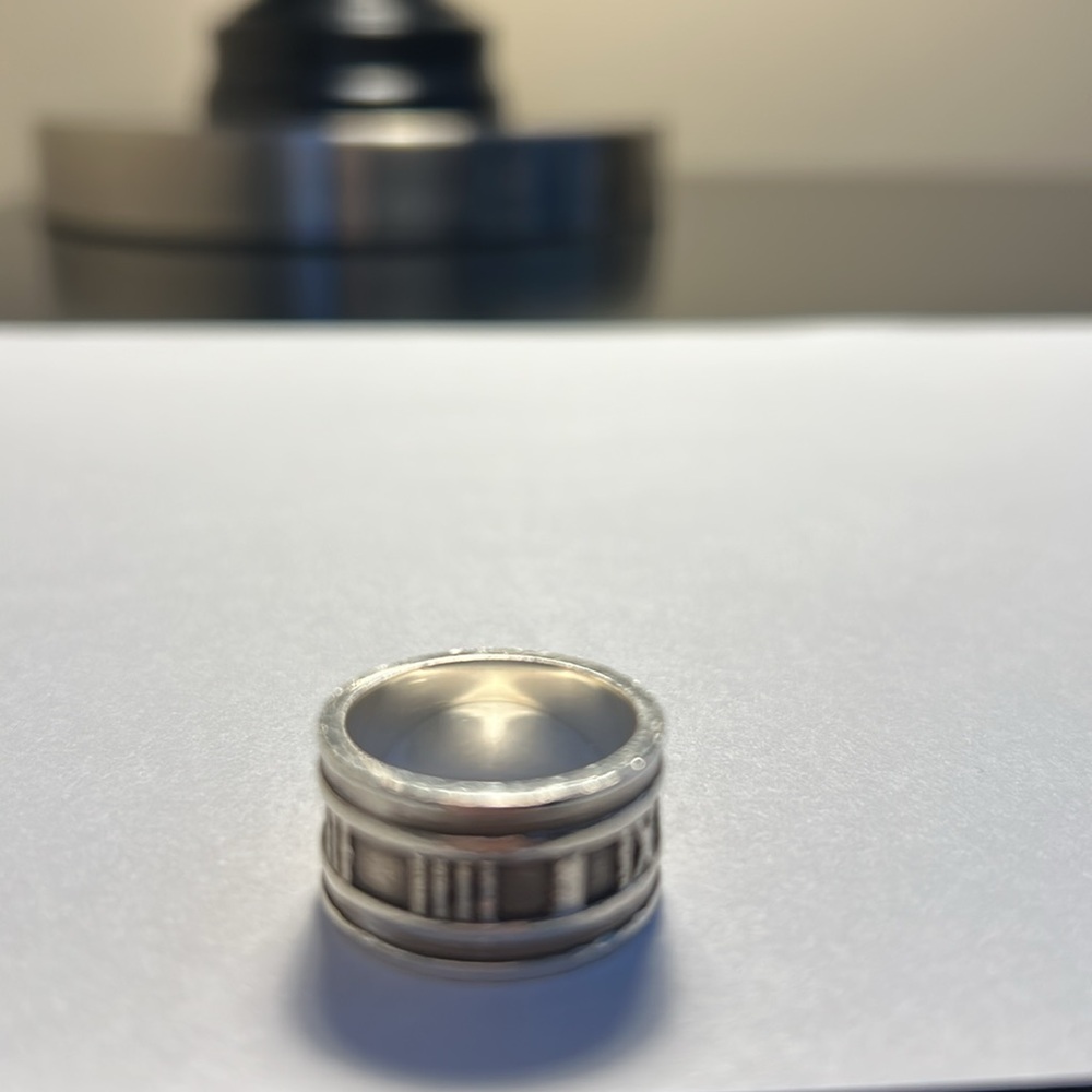 Tiffany & Company Atlas Roman Numeral Ring - Picture 3 of 9